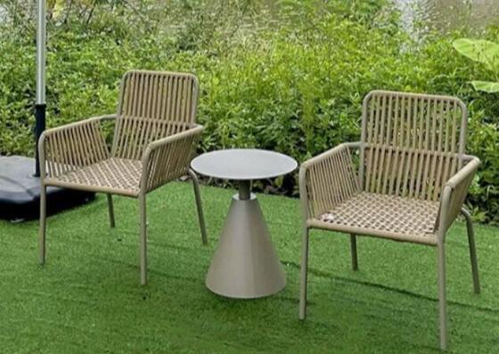 Outdoor coffee Table Set  Seater 1pc Table and 2pcs Chairs Set