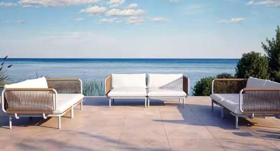Outdoor Furniture Rope Weaven Aluminum Frame