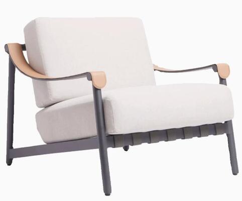 Aluminum frame Rope Garden Sofa Set Weather Resistant Durable For Gardens Courtyards Villas