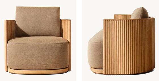 Teak wood Patio outdoor Sofa Set Weather Resistant Gardens