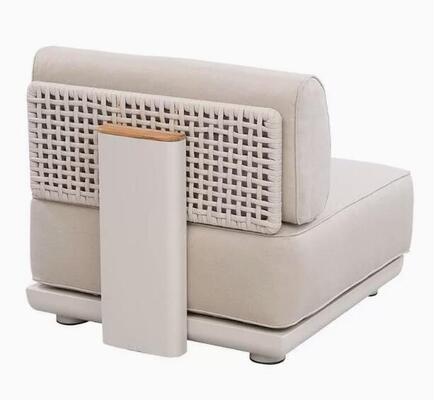 Luxury Patio Garden Sofa Aluminum Frame Rope Outdoor Furniture