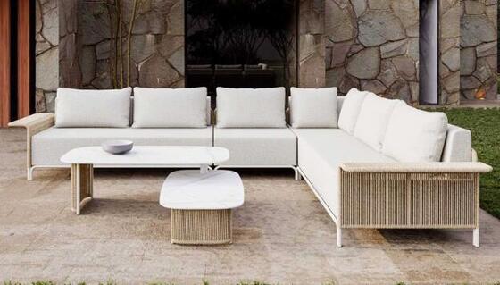 Patio Luxury Outside Furniture Outdoor Sofa Set Aluminium