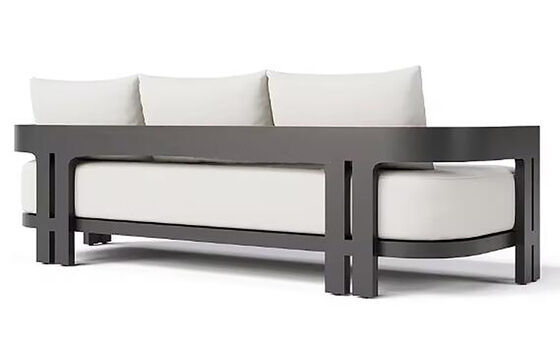 Aluminum Modern Outdoor Patio Furniture Set 4 Piece Garden Sofa Waterproof Cushions All Weather